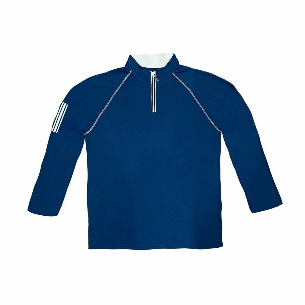 Weather Apparel Company Men's Solid Long Sleeve Jersey 1/4 Zip Pullover