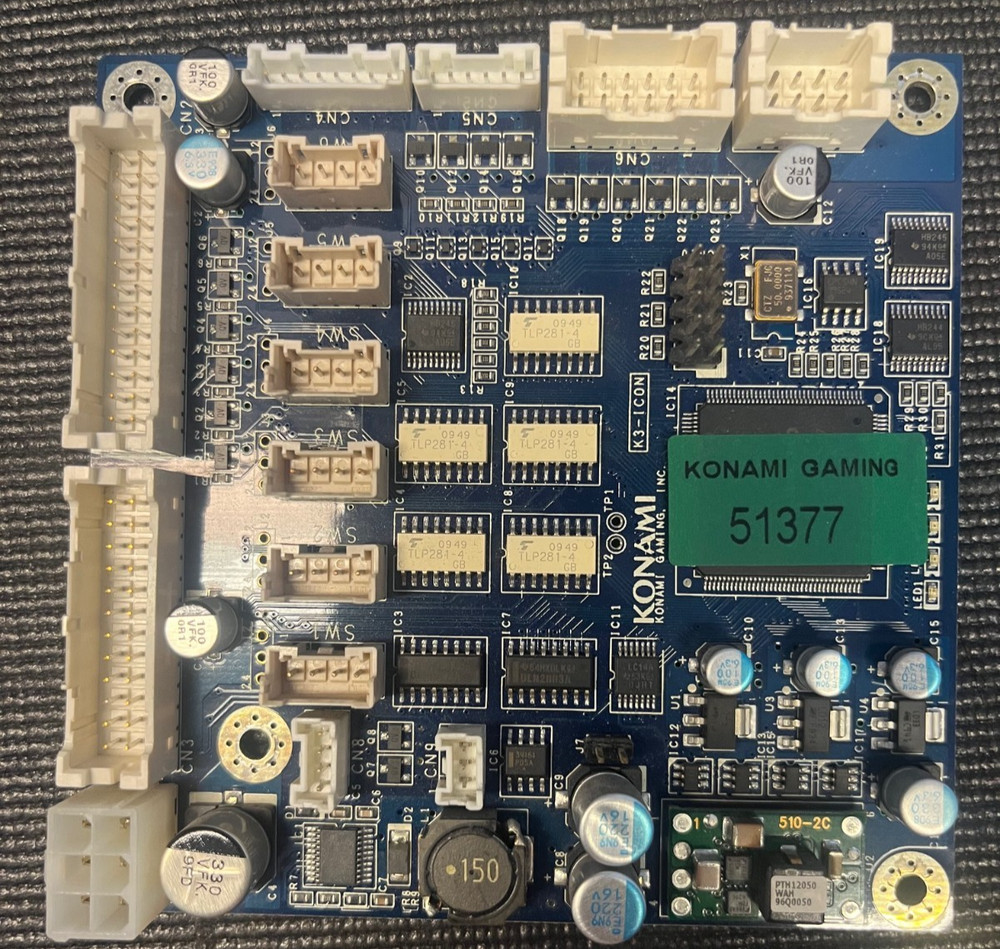 Konami Podium Cabinet Lighting Controller Board 51377
