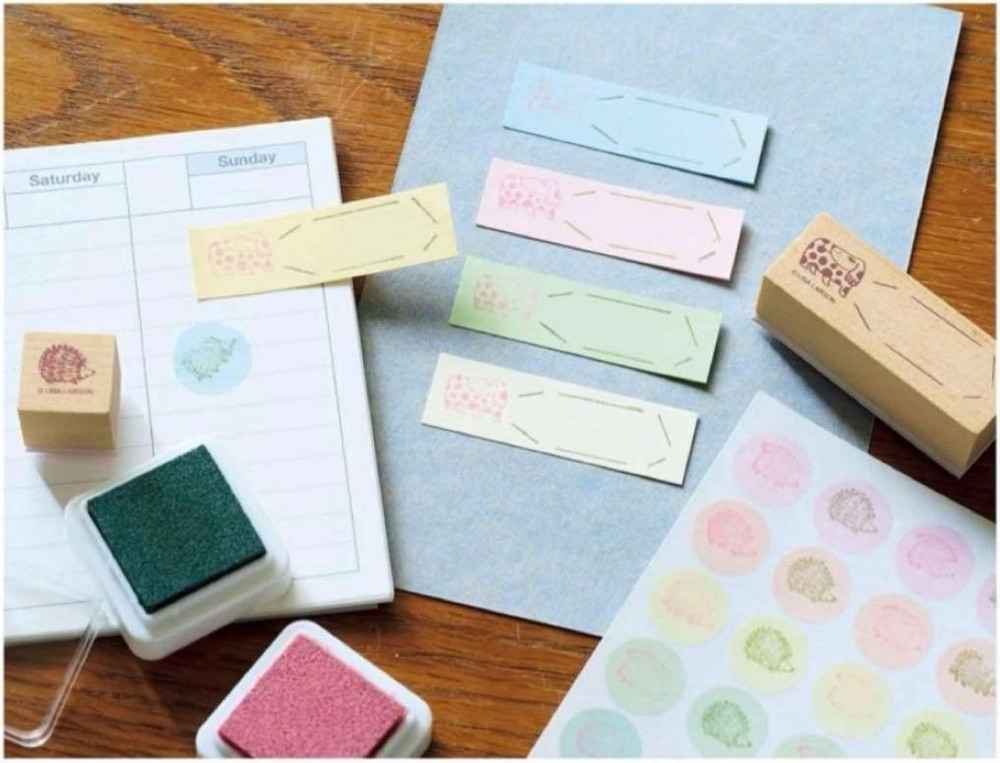 Lisa Larson Wood Rubber Stamp Craft