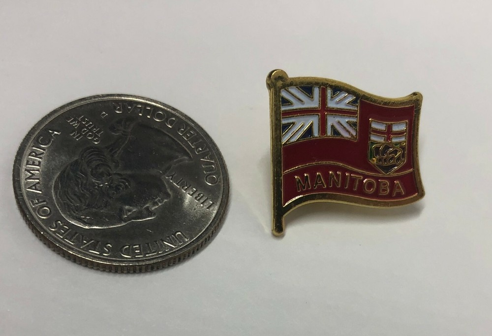 Manitoba Canada Flag Pin