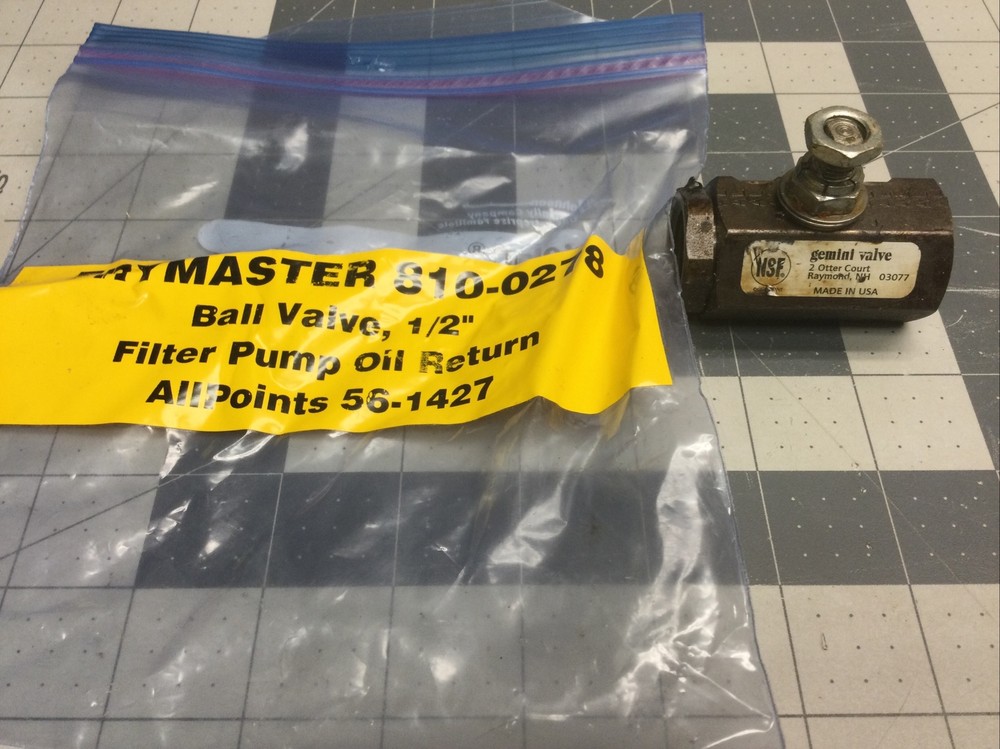 FRYMASTER 8100278 Valve, Ball, 1/2" - (LXA16L)