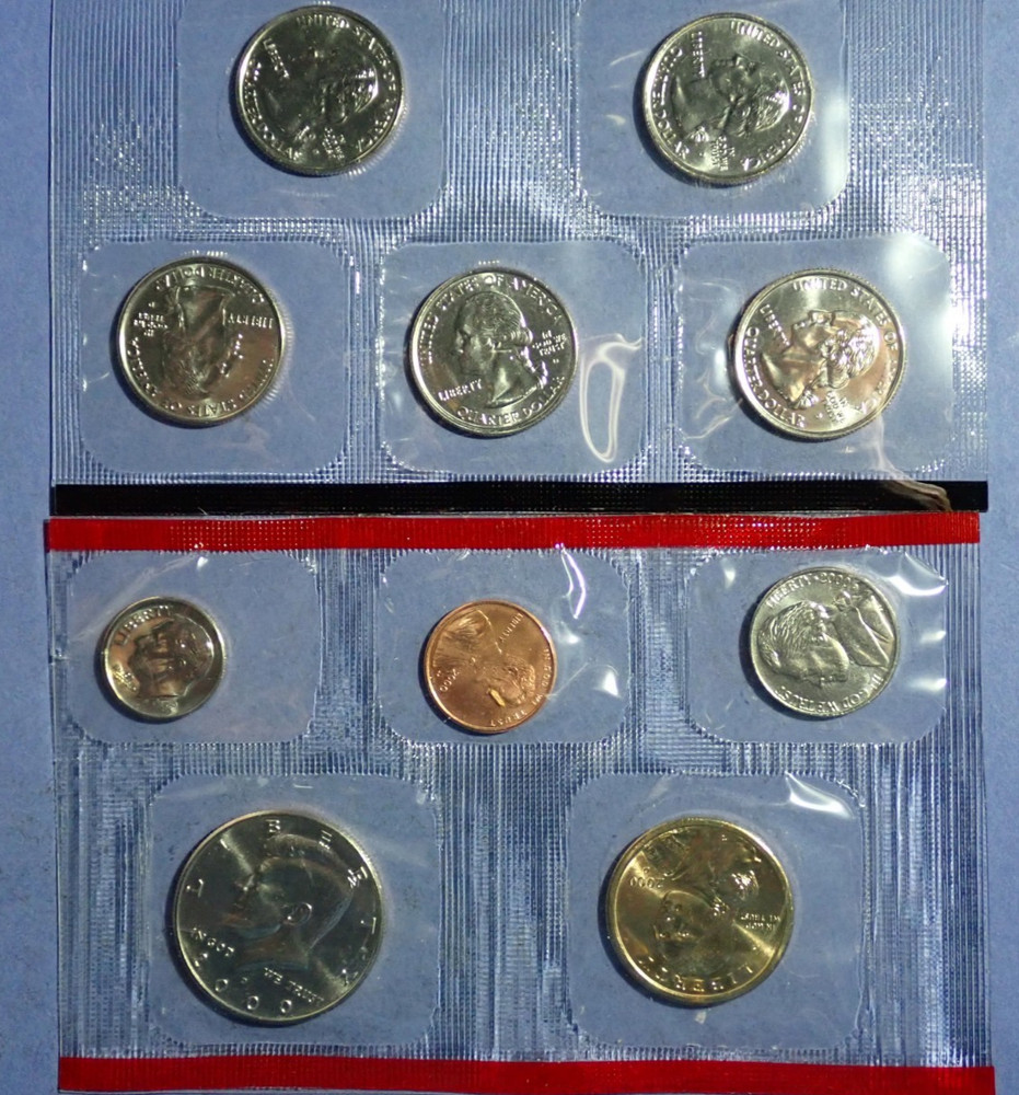 2000 Mint Set 20 Brilliant Uncirculated Coins