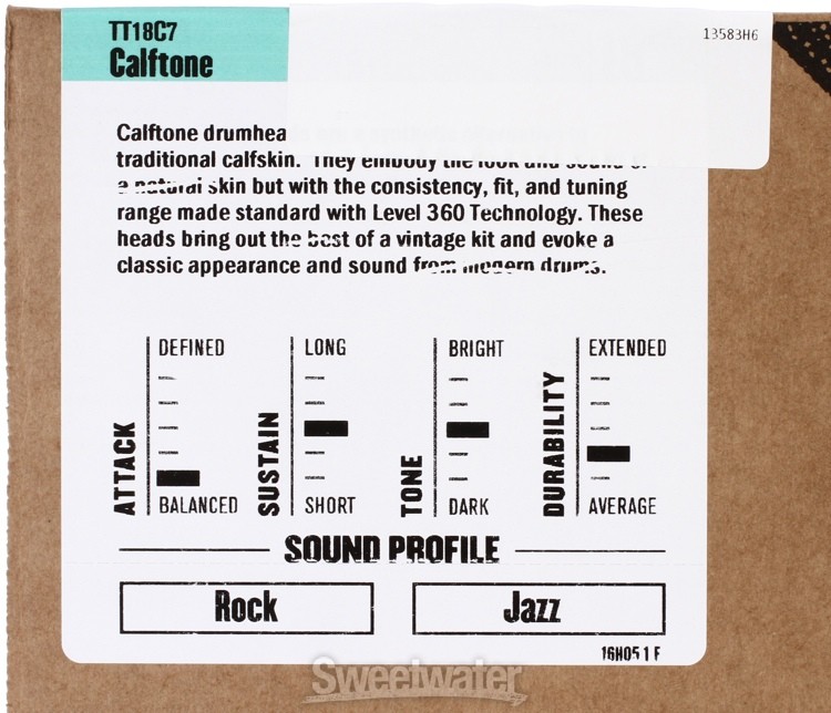 Evans Calftone Drumhead - 18"