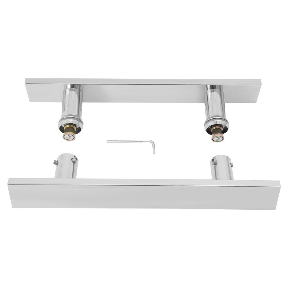 Pair of Pull Push Sliding Barn Door Handles, Commercial H Shape Door Pull Handle