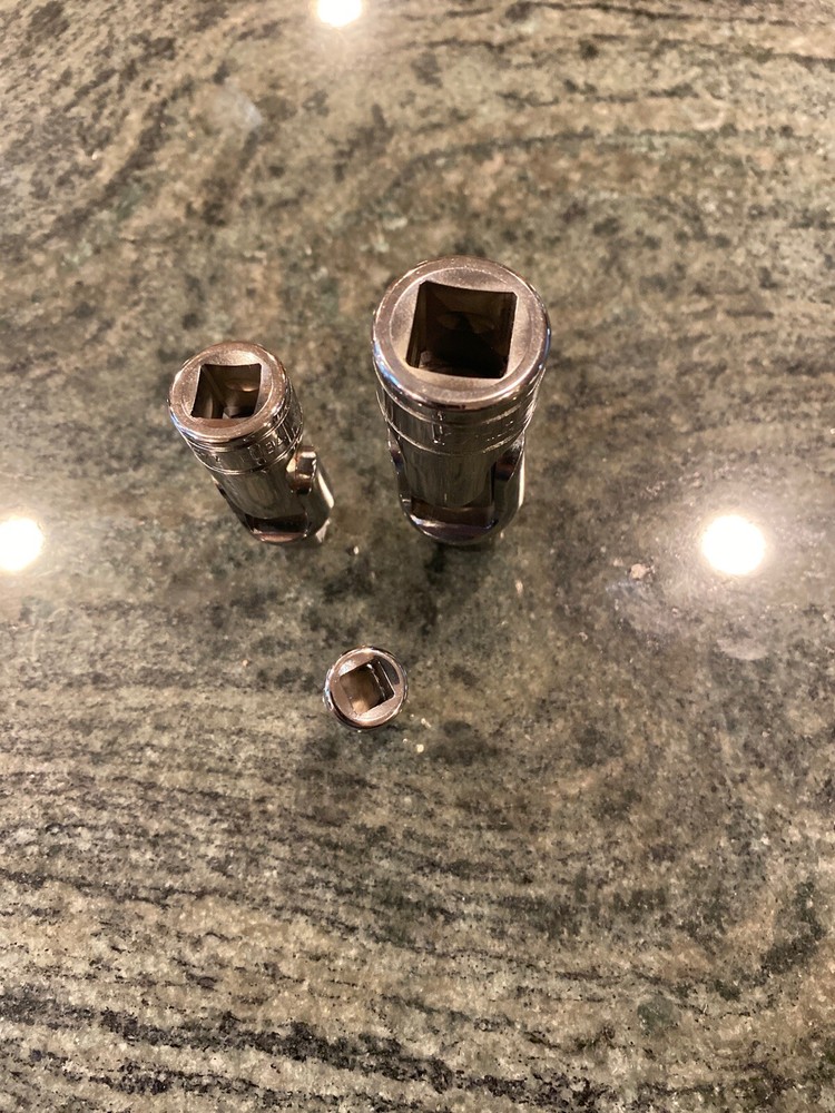 Snap-on 103ufts Combination drive universal joint set 1/4,3/8,1/2"