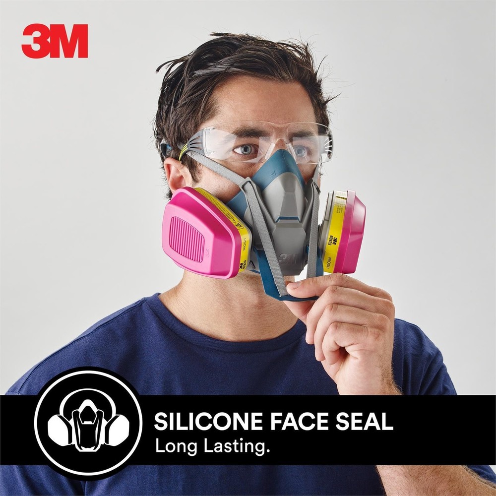 3M Multi-Purpose Quick Latch Respirators With Cool Flow Valve