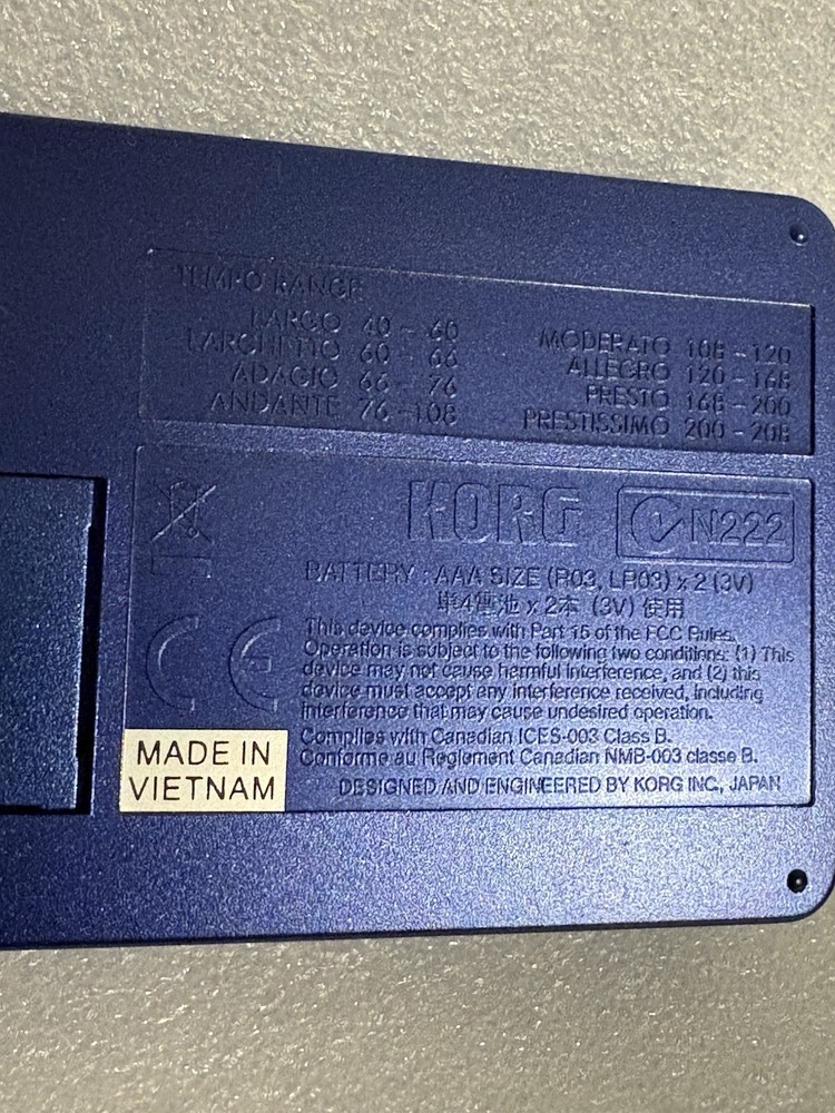 KORG METRONOME MA-30