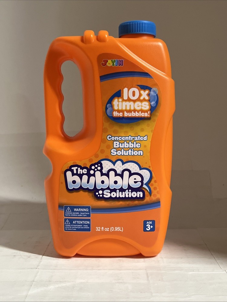 2x JOYIN BUBBLE SOLUTION 32oz Concentrate (ORANGE) Refill Makes 2.5gal