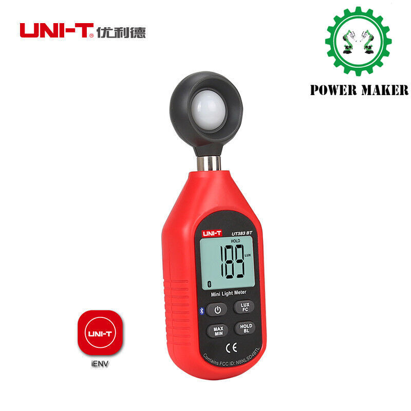 UNI-T UT383BT Digital Luxmeter Light Meter Bluetooth Luminometer Photometer