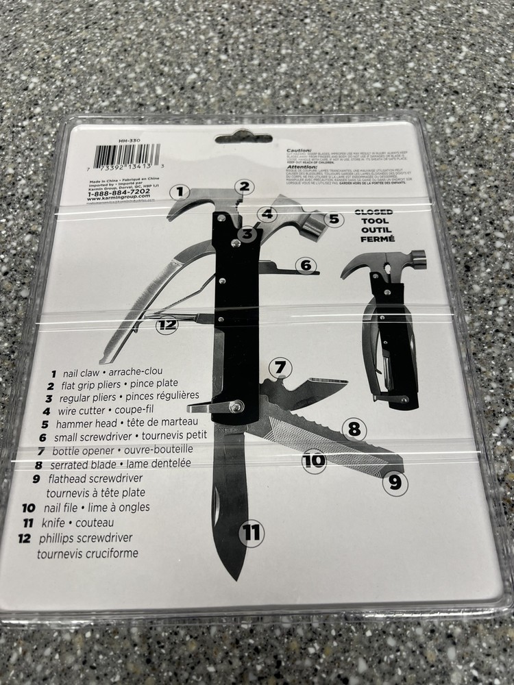 WOW! WorkCrew HIGH PERFORMANCE Multi-Tool (12 Tools in 1) & FAST FREE SHIP!!!!!