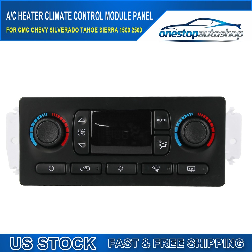 A/C Heater Climate Control Module Panel Switch For Cadillac Escalade 2003-2006