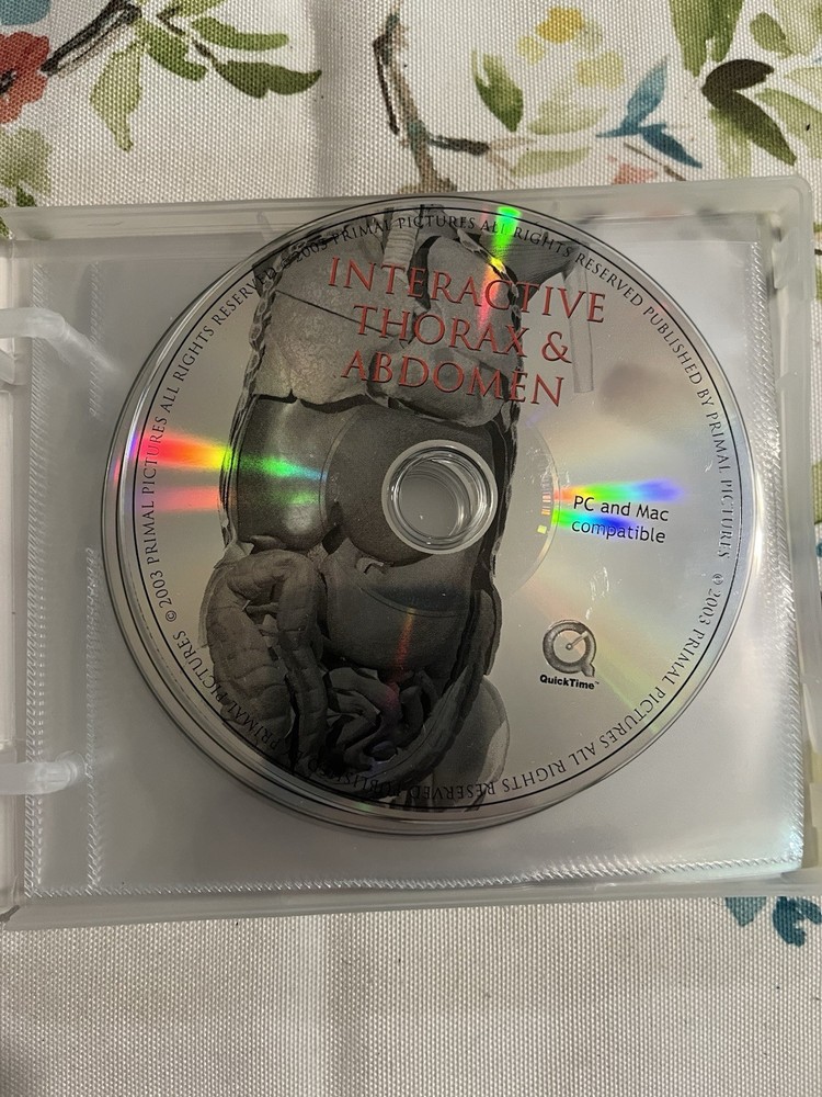 Primal 3D Interactive Series Complete Human Anatomy PC MAC 9 CD-Rom Set