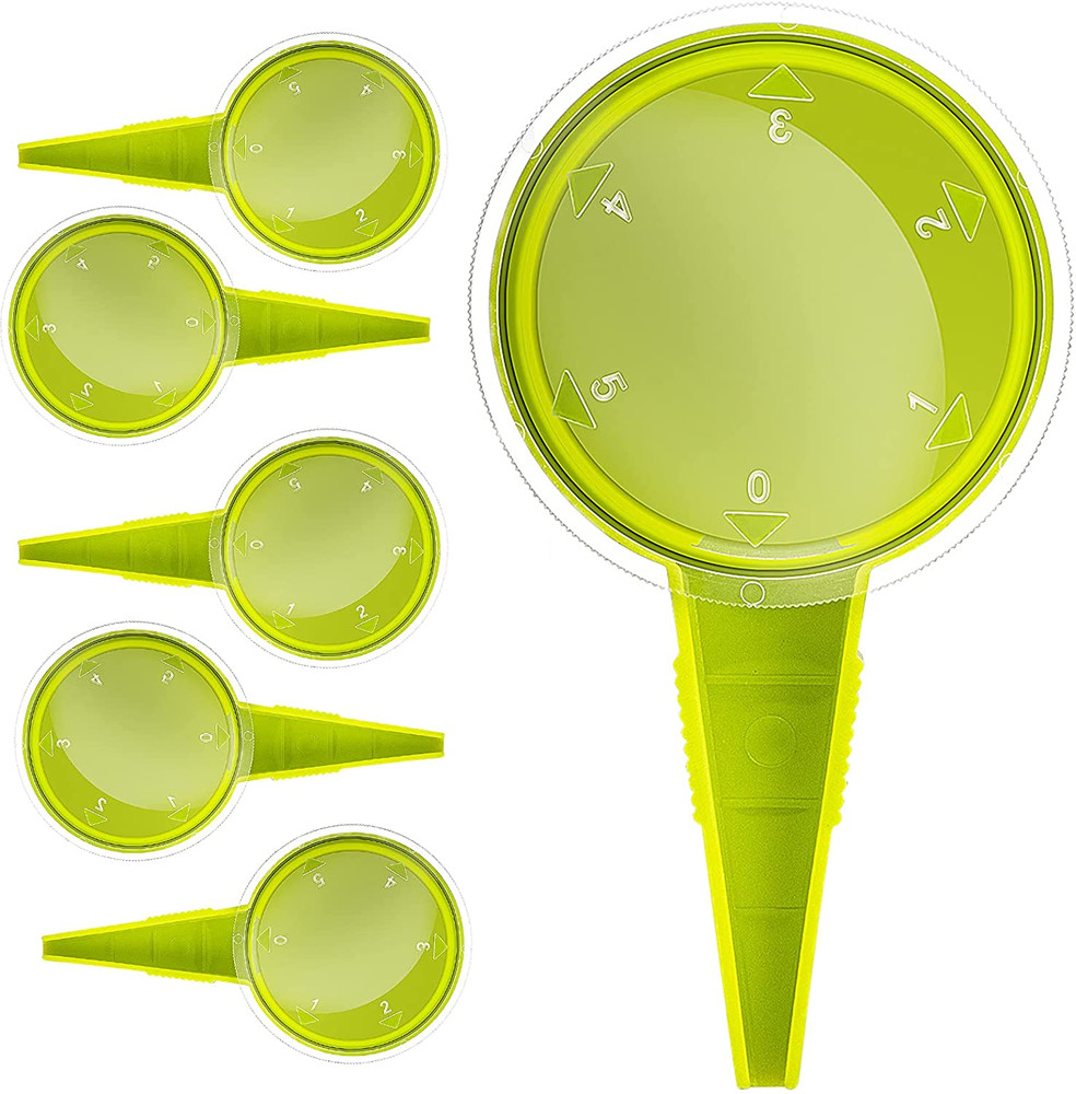 Sowing Seed Dispenser Hand Tool 6 Pack Handheld 6 PCS Light Green