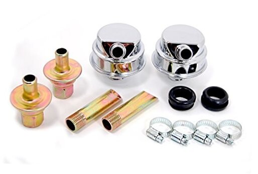 Crankcase Evacuation System w/Chrome Breathers