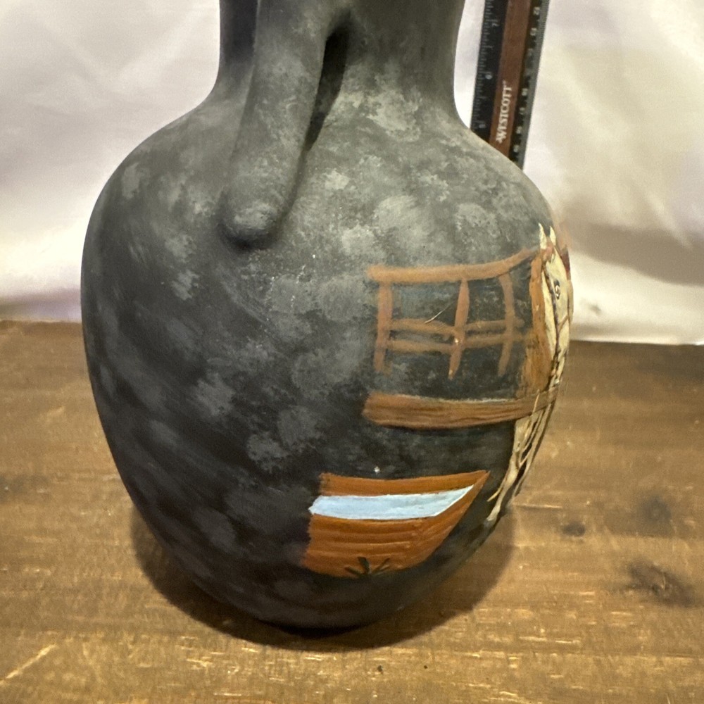 Pottery handpainted old America