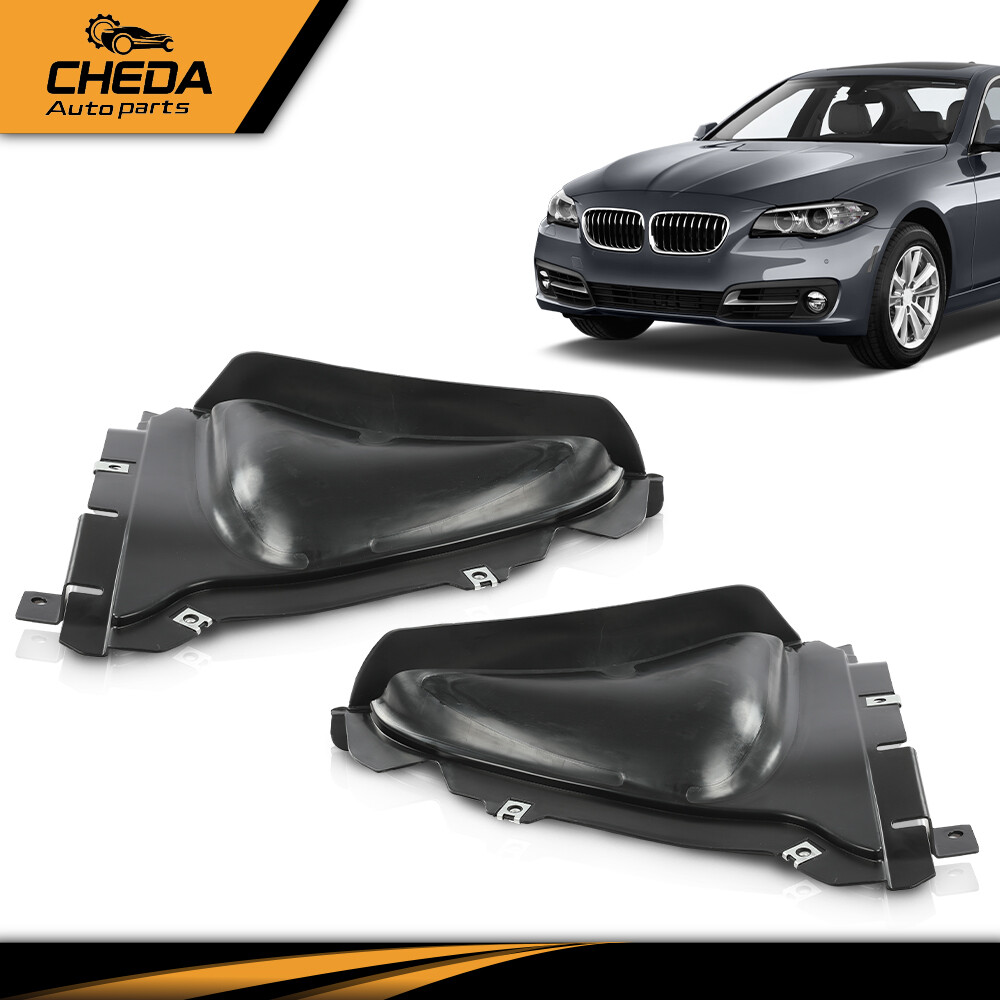 Front Engine Splash Shield Set Left & Right Plastic For 2011-2016 BMW 5-Series