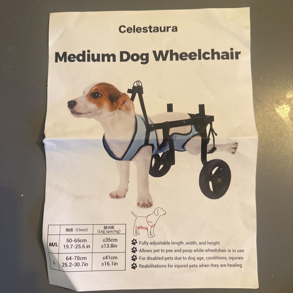 Celestaura Legs walking mobility for animals