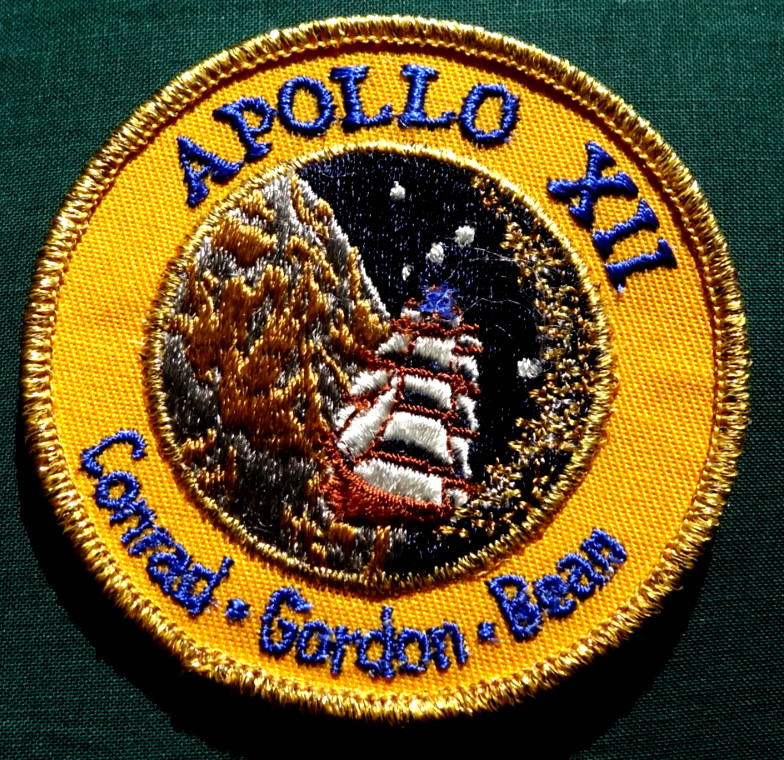 NASA Apoll 12 Patch VINTAGE ORIGINAL Conrad Gordon Bean