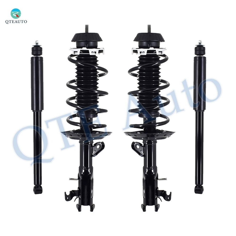 Set 4 Front Quick Complete Strut-Coil Spring-Rear Shock For 2009-2013 Honda Fit