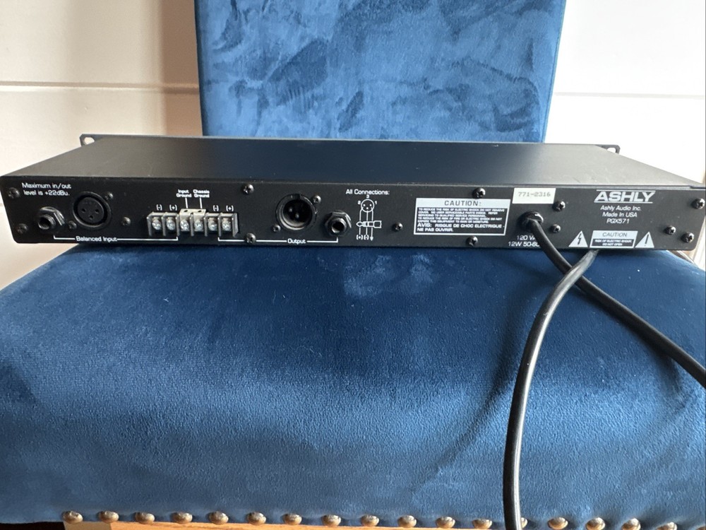 ASHLY PQX 571 SEVEN BAND PARAMETRIC EQUALIZER EQ