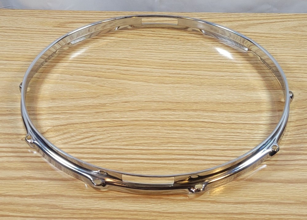 Percussion Plus Chrome Snare Side Drum Rim (14", 10 Lugs)