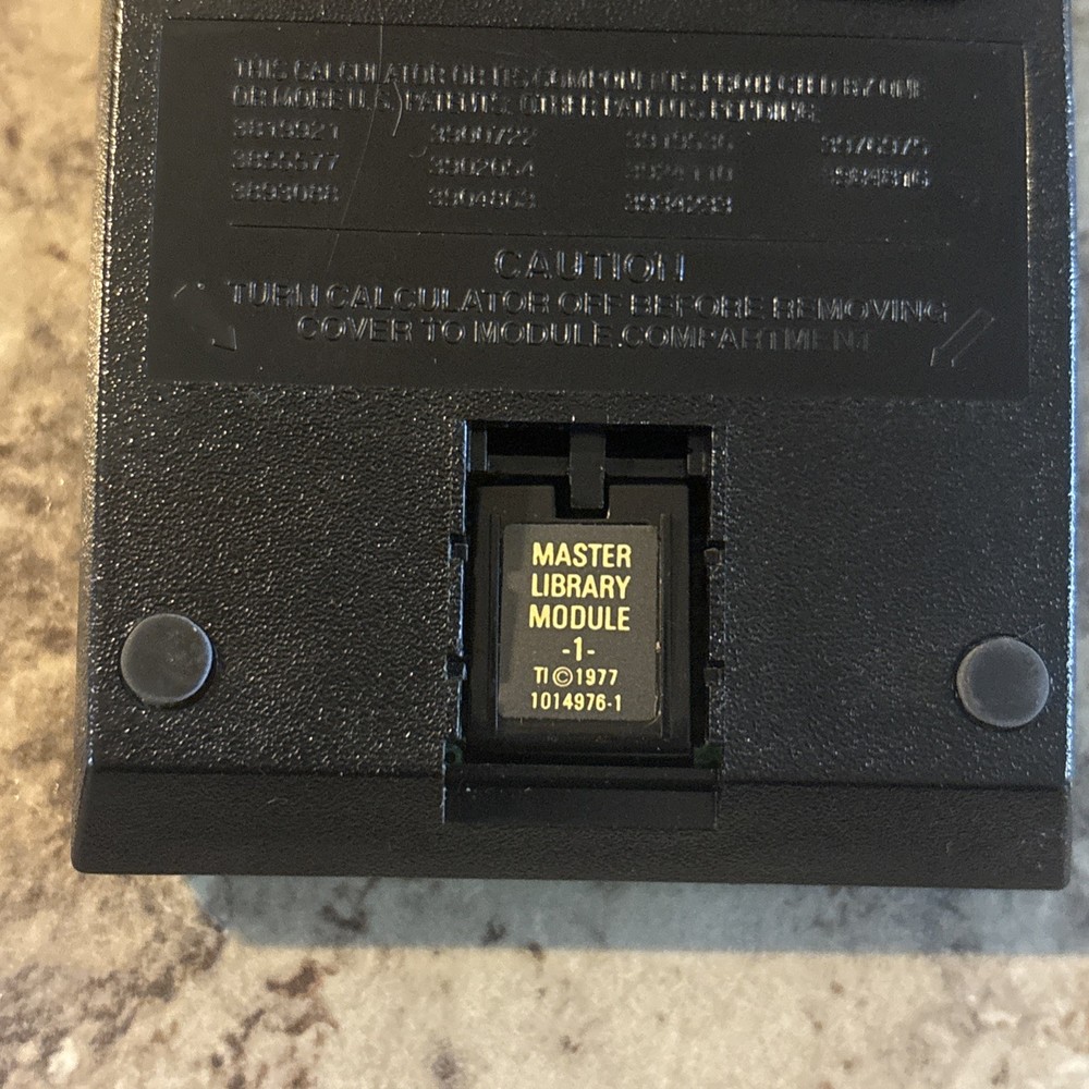 Texas Instruments TI Programmable 59 Calculator W/Master Module No Battery Pack