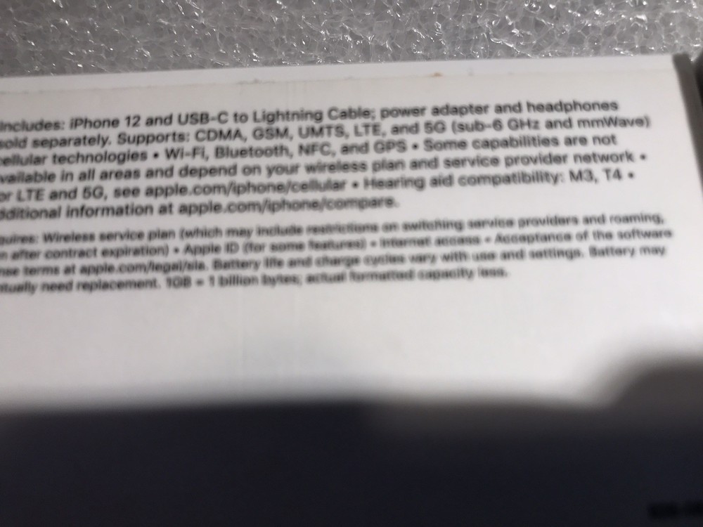 2 Empty Apple iPhone 12 Boxes 64GB Black - 1 iPhone 3 empty box EUC