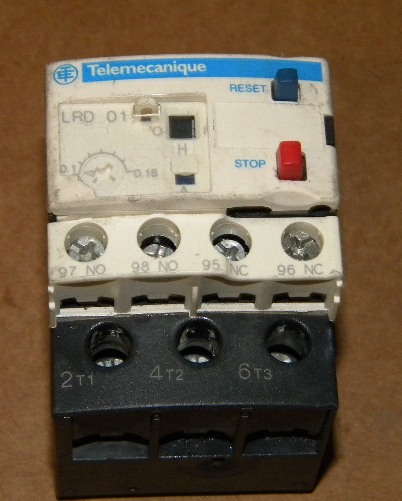TELEMECANIQUE LRD01 OVERLOAD RELAY