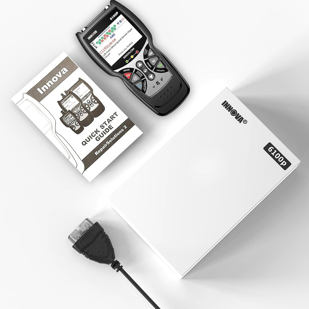 Innova 6100P Engine BMS Oil Reset Auto Diagnostic Tool OBD2 Scanner Code Reader