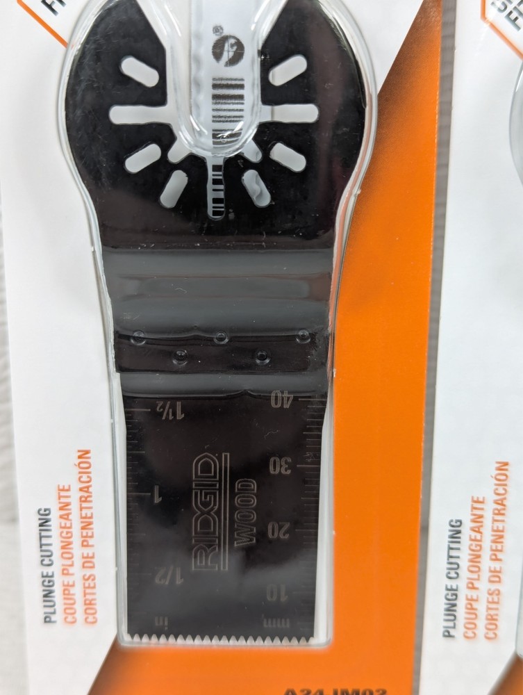 RIDGID - 1-1/8 in - Multi-Tool Blade - A24JM02 - 2 Pack