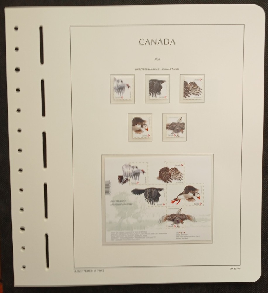 2016 Canada Year Set On Lighthouse/Leuchtturm Hingless Pages