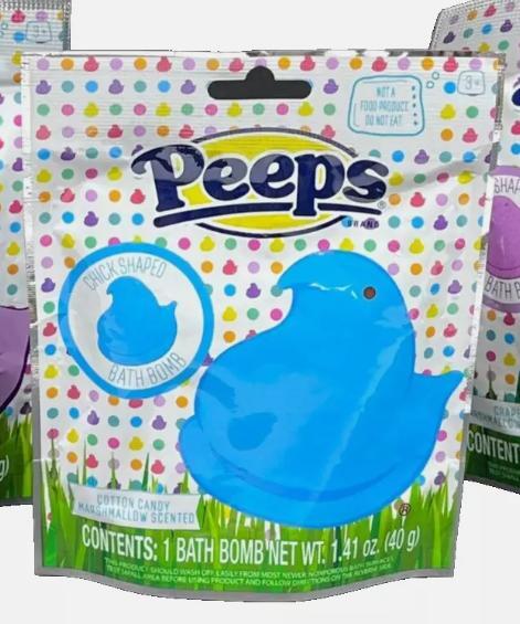 PEEPS® COTTON CANDY MARSHMALLOW SCENTED BATH BOMBS