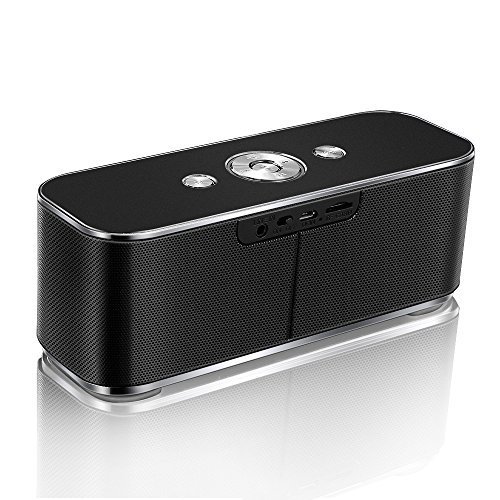 Wireless Bluetooth Speaker with Screen Display Clock, 2x6W Acoustic Drivers, HD