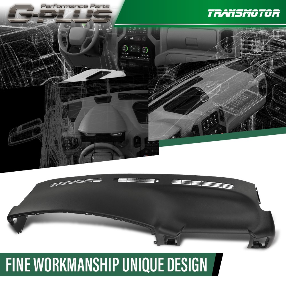 Dash Pad Dash Cap Panel Dashboard Black Fit For 1999-06 Chevy Silverado Sierra