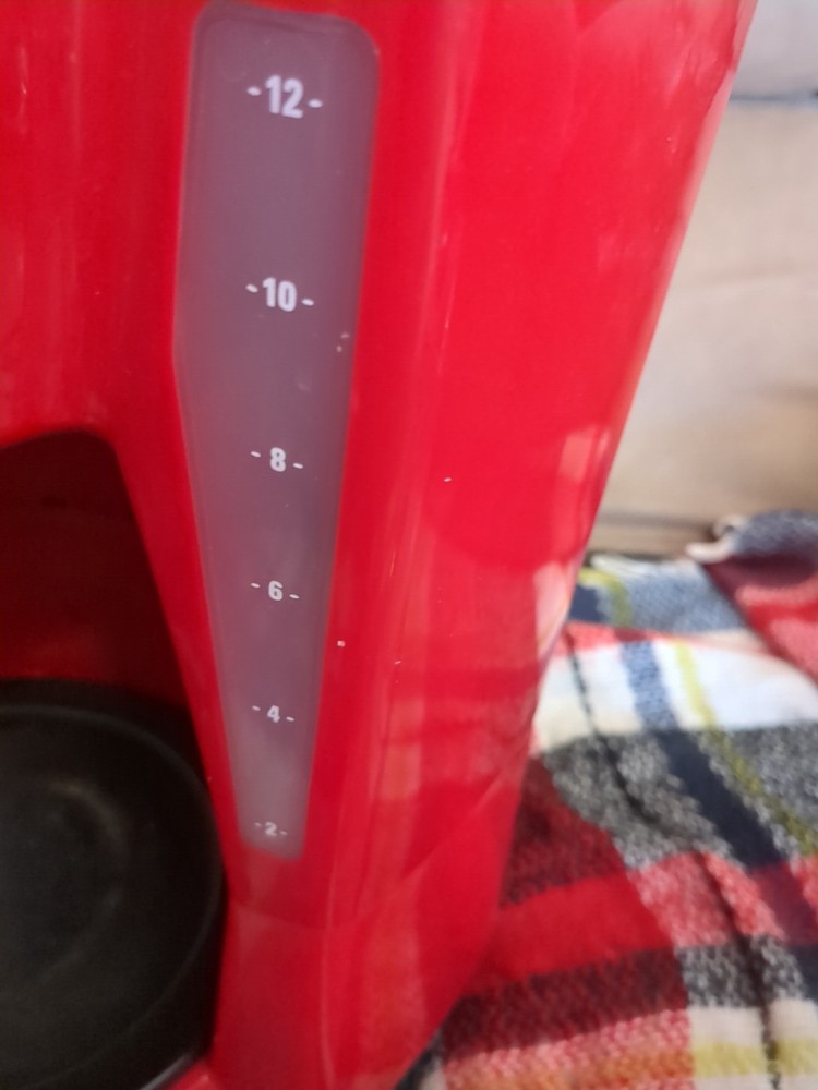 Black & Decker RED 12 Cup Programmable Coffee Maker