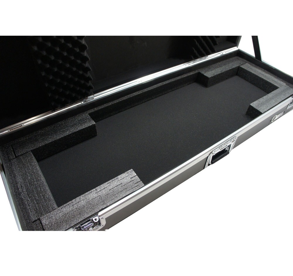 Harmony Cases HCKB76W Flight Rolling ATA Hard Custom Case for 76 Note Keyboard