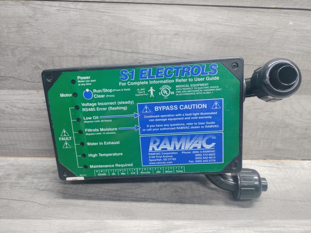 RamVac Bison S1 ELECTROLS Dental Vacuum System Controller