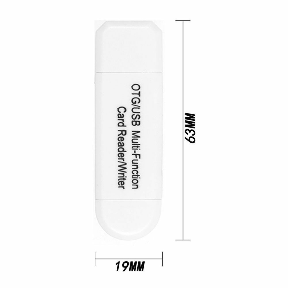 2in1 USB 2.0 Micro USB OTG SD/TF Flash Card Reader For Android Tablet PC LWUS