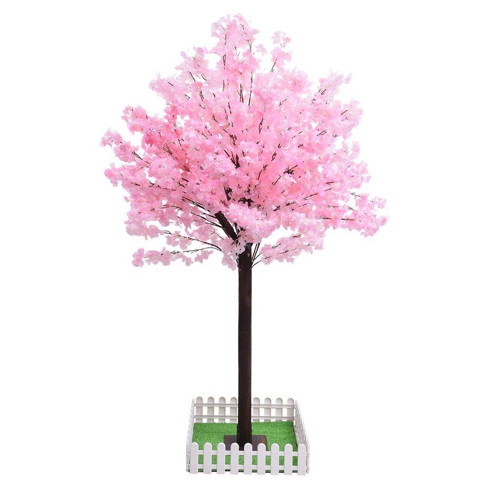 5-6ft Artificial Cherry Blossom Tree Sakura Tree Decor Cherry Blossom NEW