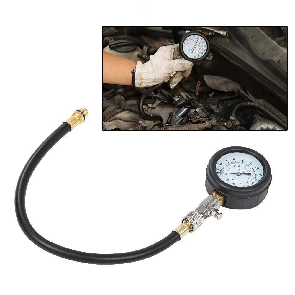 Petrol Engine Cylinder Compression Tester Kit for Automotive Motorcycle Tool