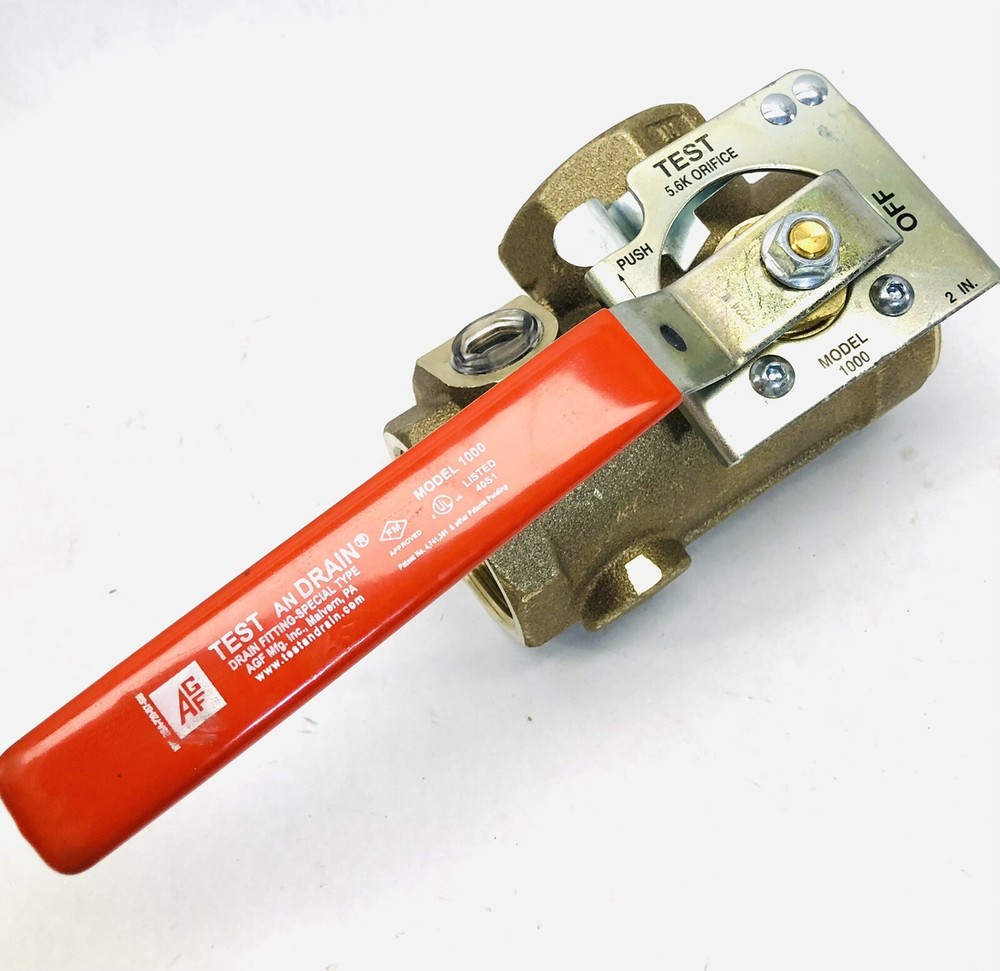 AGF TEST & DRIAN VALVE MODEL 1000 - 2"
