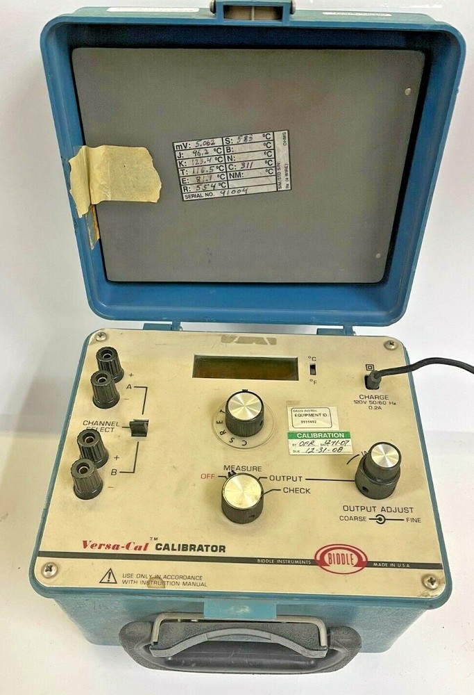 BIDDLE INSTRUMENTS VERSA-CAL CALIBRATOR 720360-2
