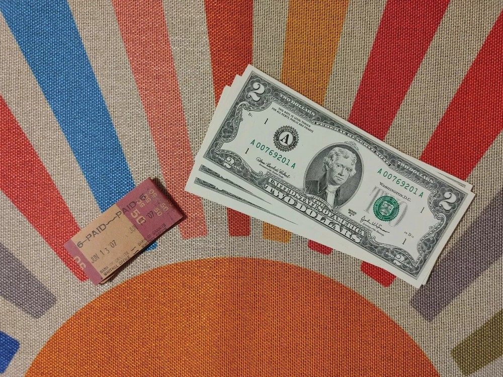 2003 A - $2 Two Dollar Bill - Uncirculated from BEP Pack