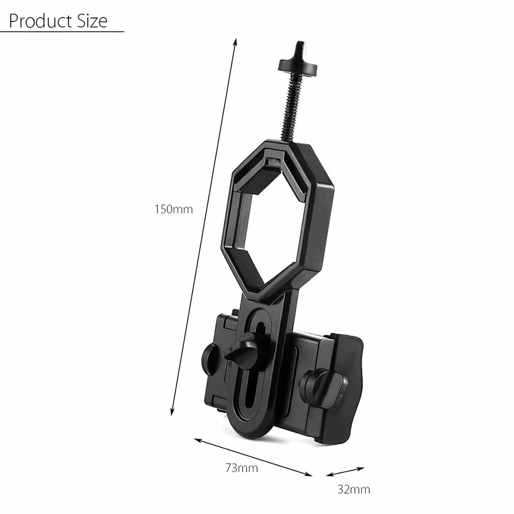 Mobile Phone Camera Adapter Telescope Spotting Scope Microscope Mount Holder