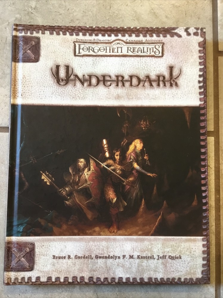 Dungeons & Dragons Underdark Forgotten Realms HB Preowned