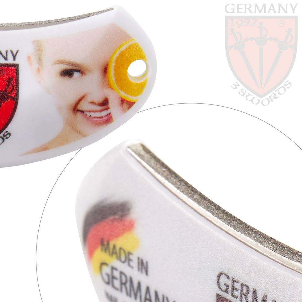 3 Swords Germany - Sapphire Nail File - Rounded Blade - Round