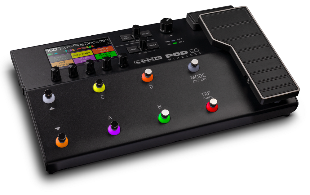 Open Box Line 6 POD Go Wireless Amp Modeler Guitar Multi Effects Processor Pedal
