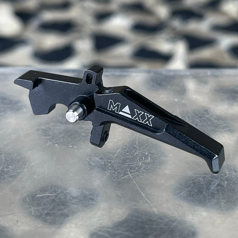 Maxx Model CNC Aluminum Advanced Speed Trigger Style E - Black (MX-TRG002SEB)