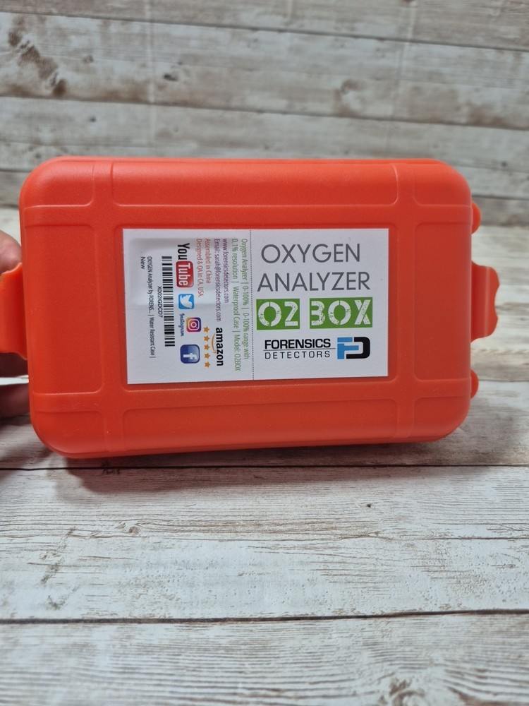 OXYGEN Analyzer by FORENSICS | 0%-100% with 0.1% resolution | Scuba, Nitro 02Box