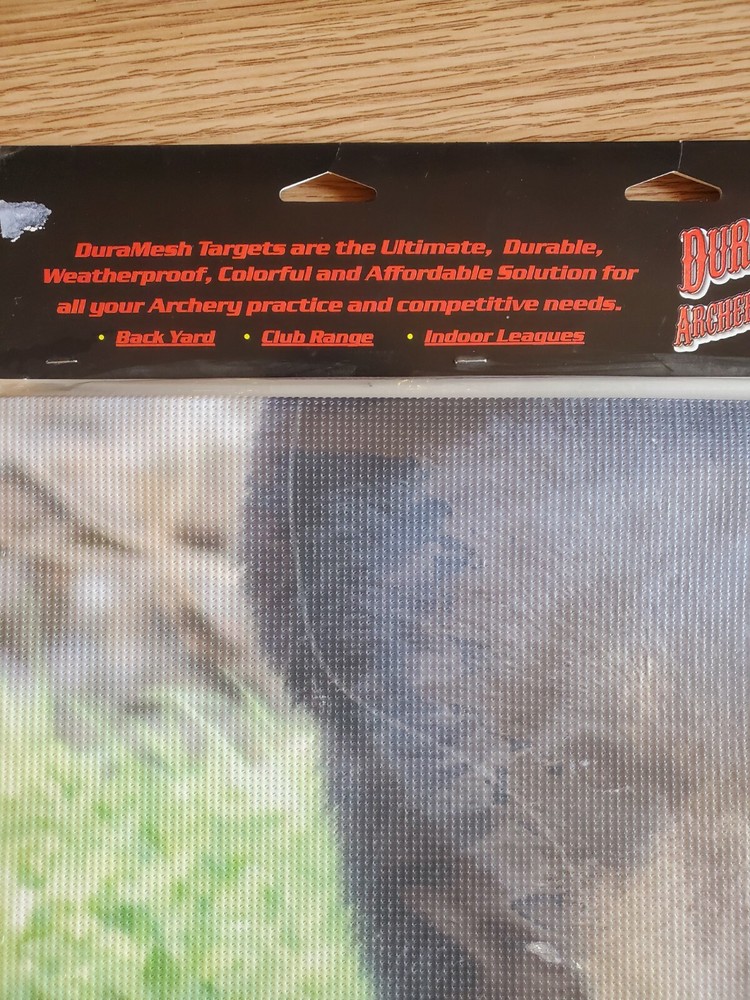 DuraMesh Archery Target Black Bear Back Yard Club Range